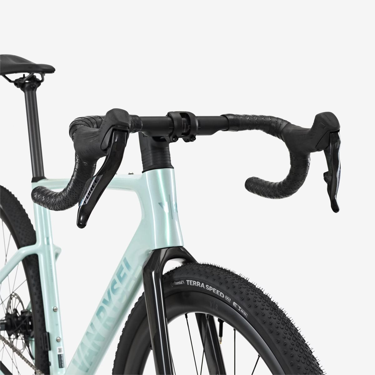 Gravel bike Van Rysel RCR-G Force AXS Delicate Green