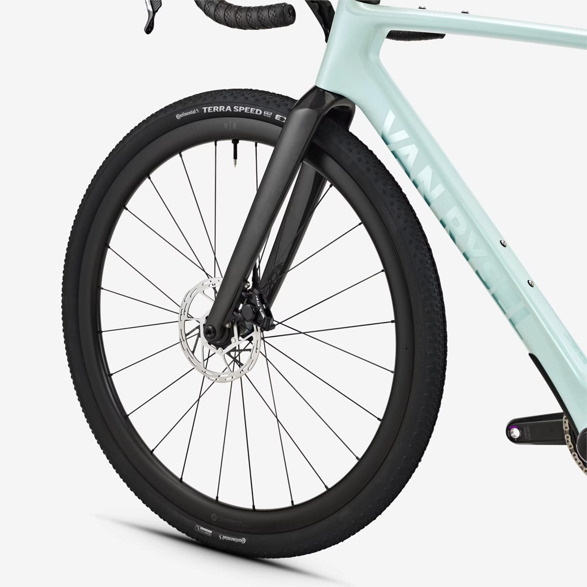 Gravel bike Van Rysel RCR-G Force AXS Delicate Green