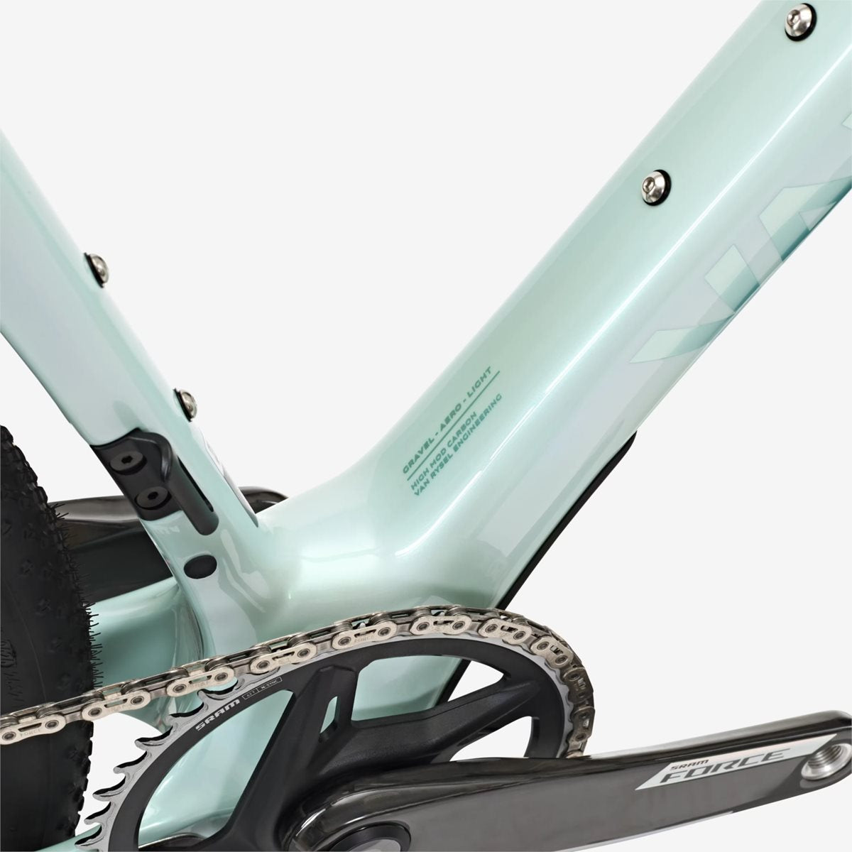 Gravel bike Van Rysel RCR-G Force AXS Delicate Green