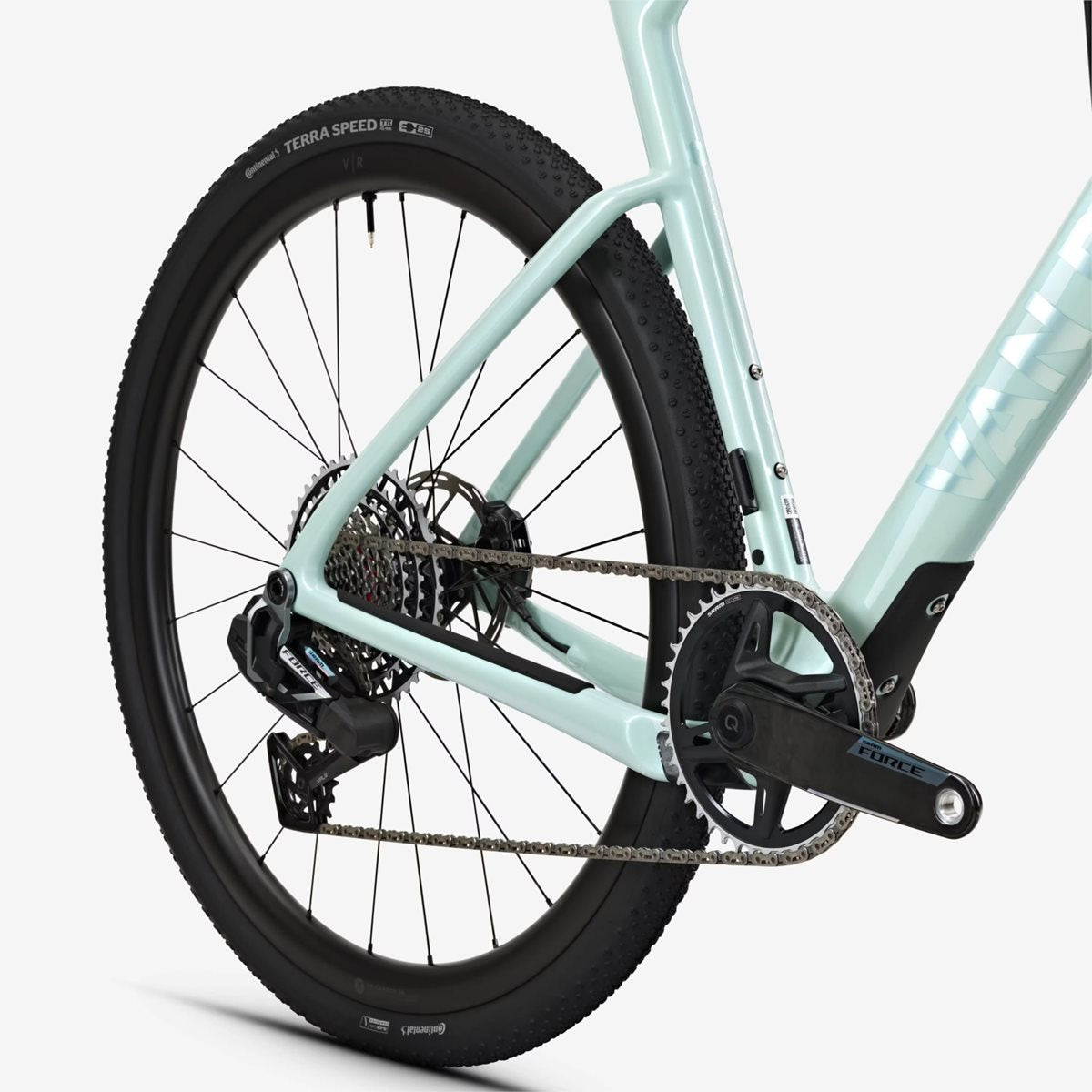 Gravel bike Van Rysel RCR-G Force AXS Delicate Green