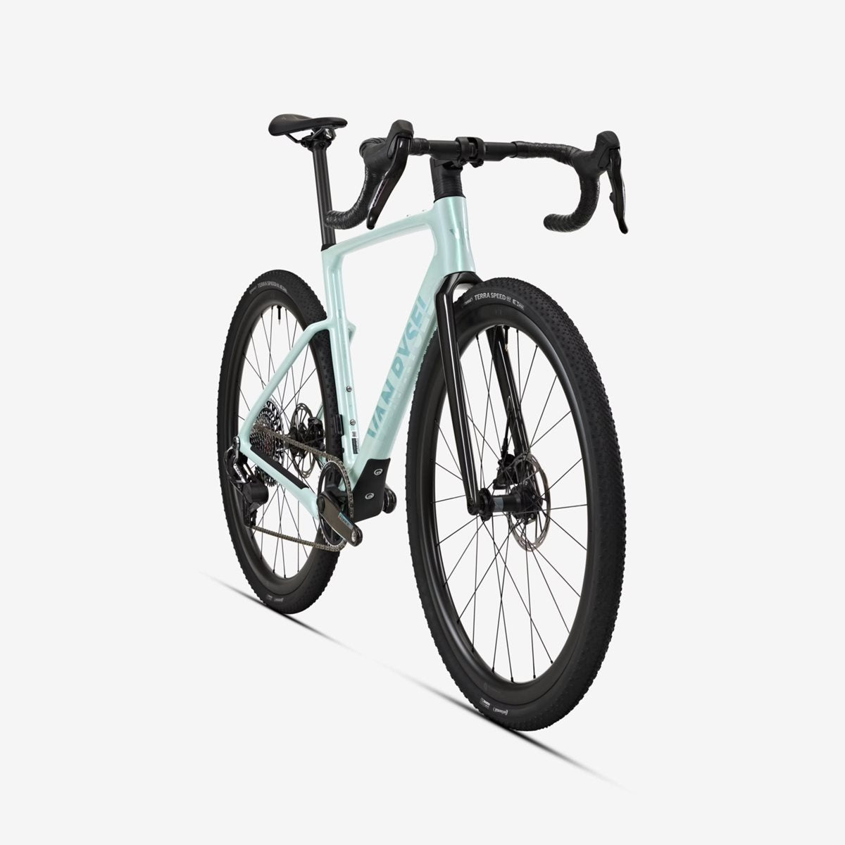 Gravel bike Van Rysel RCR-G Force AXS Delicate Green