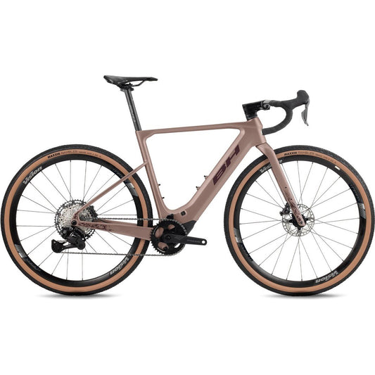 Gravel Elcykel BH iGravelx NX Carbon 2.9 Rose Gold/Dark Red/Dark Red