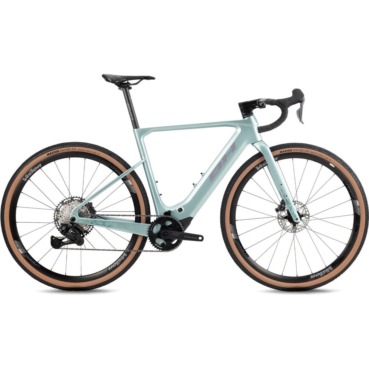 Gravel Elcykel BH iGravelx NX Carbon 2.9 Sea Blue/Lavanda/Sea Blue