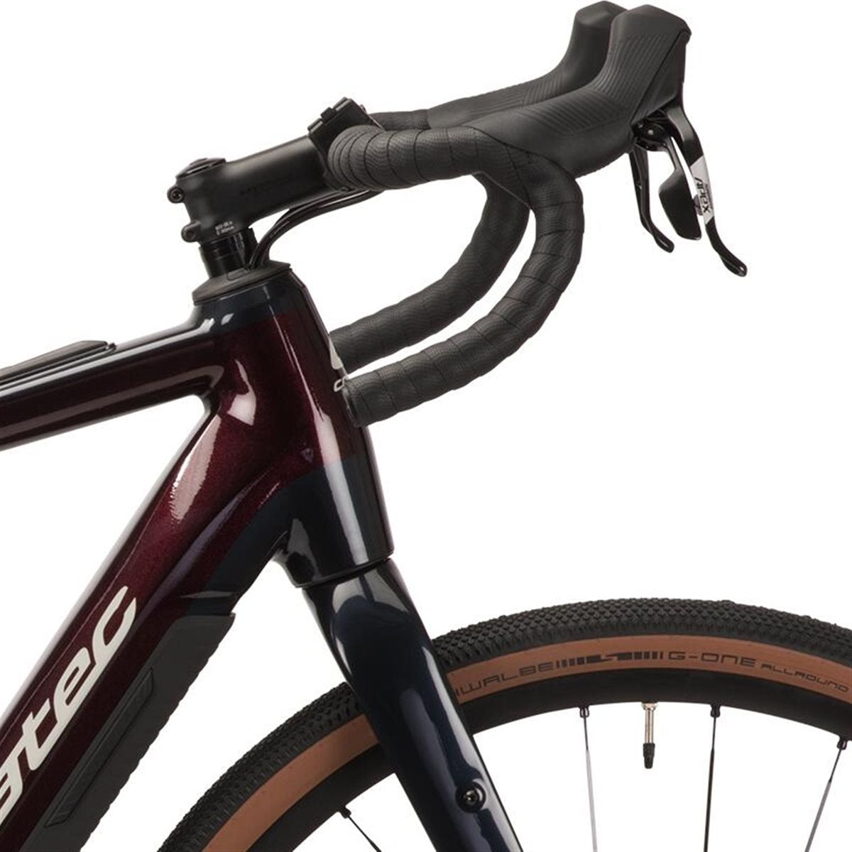 Gravel Elcykel Corratec E-Gravel SX Dark Red/Dark Bluel/Silver