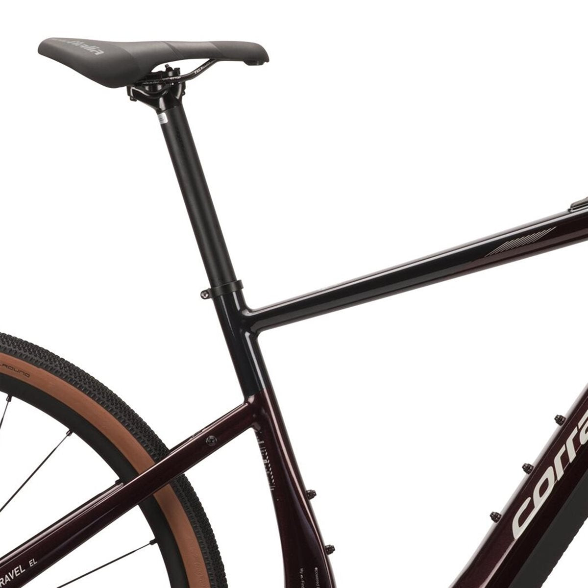 Gravel Elcykel Corratec E-Gravel SX Dark Red/Dark Bluel/Silver
