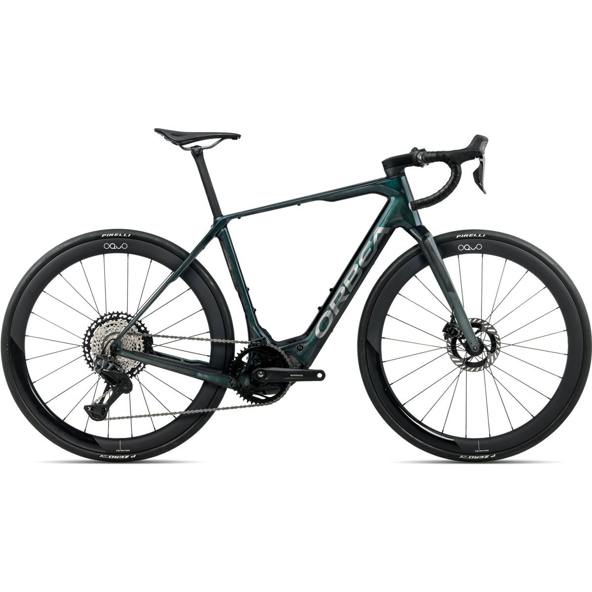 Gravel Elcykel Orbea Denna M10i 420Wh XT Di2 Escape Green Gloss/Foggy Matt