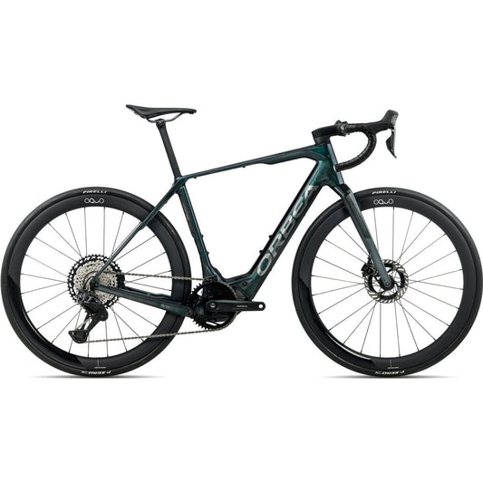 Gravel Elcykel Orbea Denna M10i 420Wh XT Di2 Escape Green Gloss/Foggy Matt