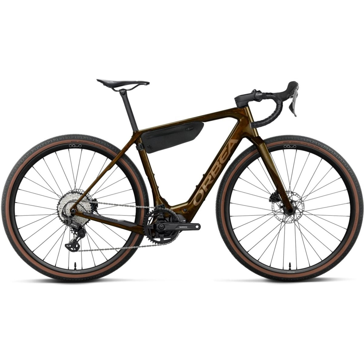 Gravel Elcykel Orbea Denna M20 Caramel Carbon/Metallic Gold