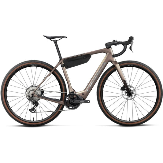 Gravel Elcykel Orbea Denna M20 Nickel Matt/Carbon Raw Gloss