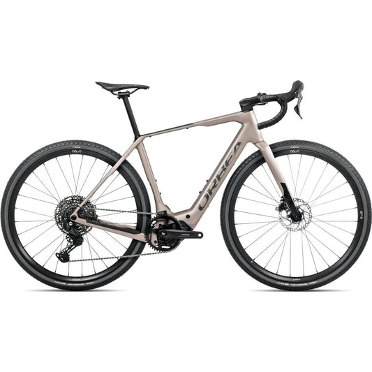 Gravel Elcykel Orbea Denna M40 420Wh Nickel Matt/Carbon Raw Gloss