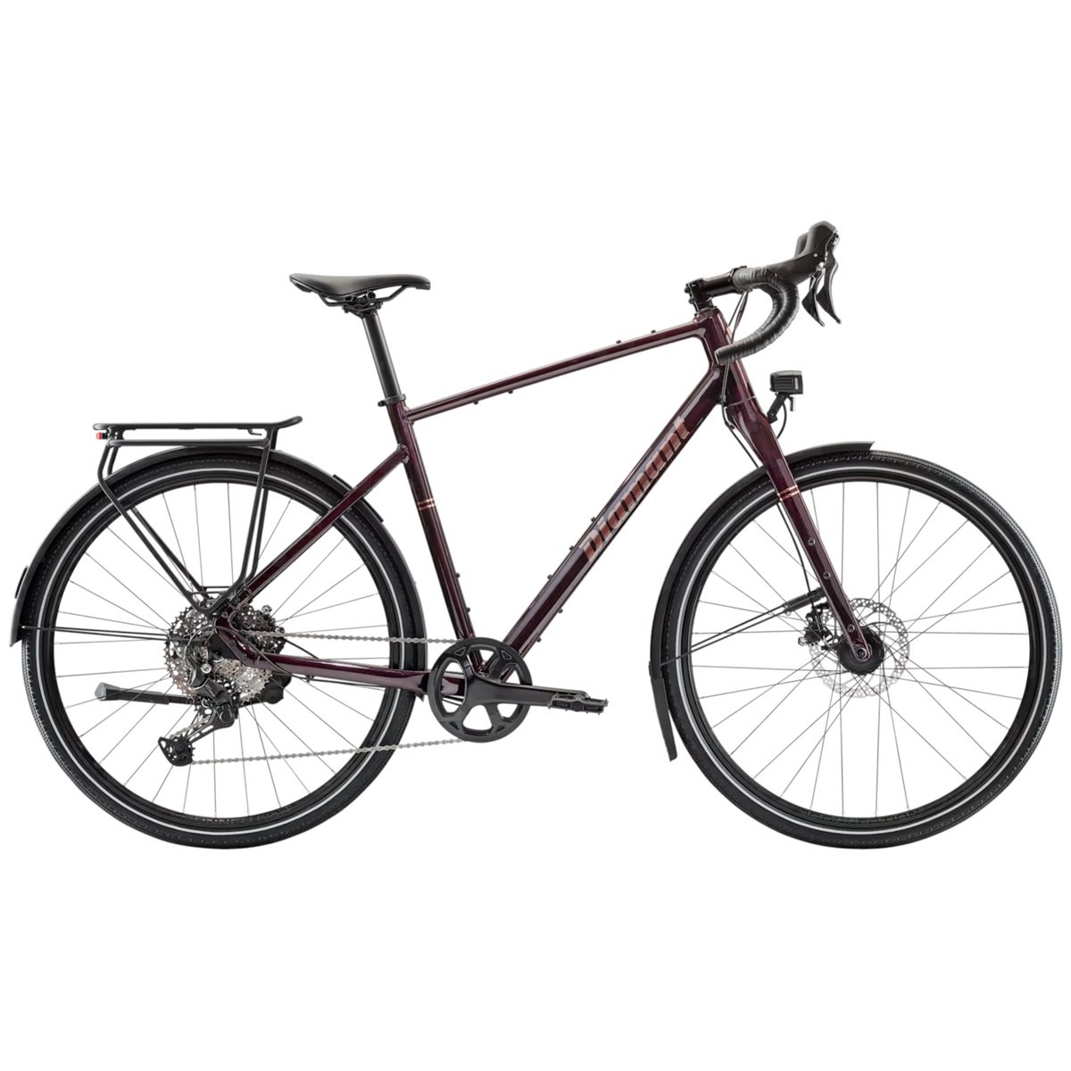 Gravelbike Diamant Nhoma Plus Schwarzkirsch Metallic