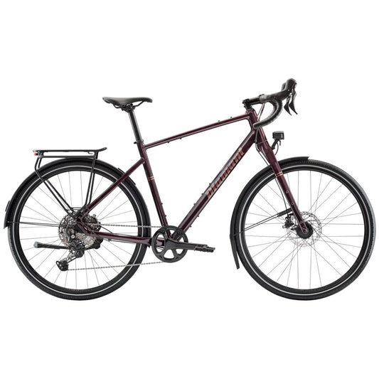 Gravelbike Diamant Nhoma Plus Schwarzkirsch Metallic