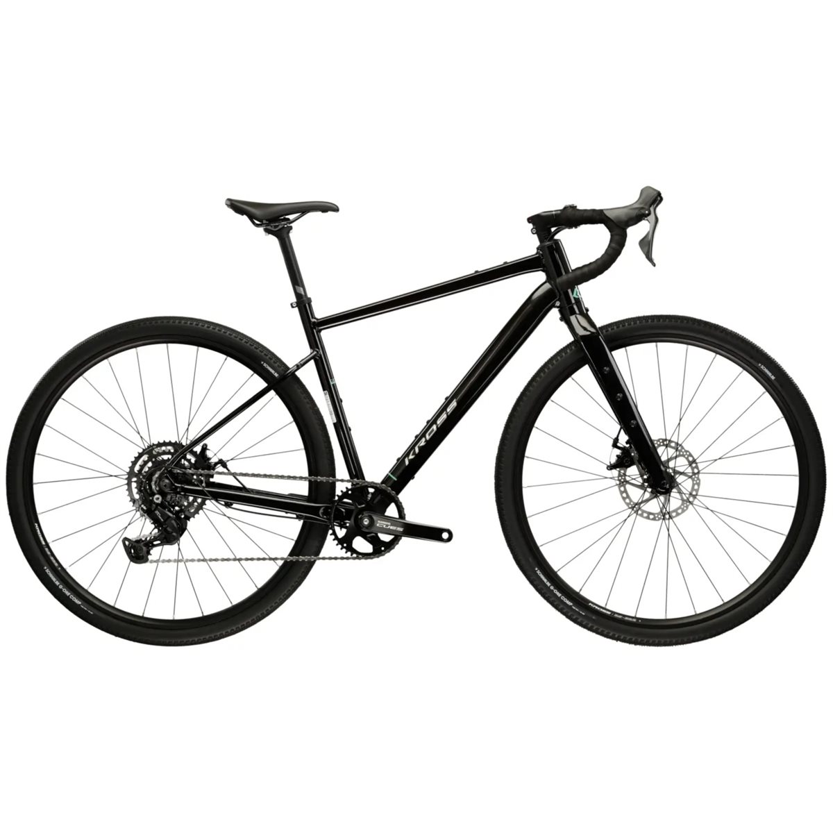 Gravelbike Kross Esker G100 Black/Silver/Green