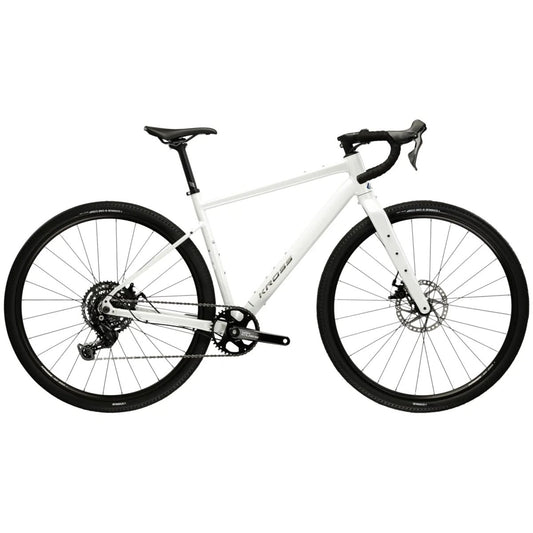Gravelbike Kross Esker G100 White/Graphite/Blue