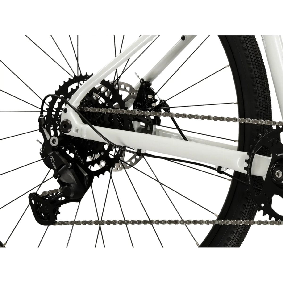 Gravelbike Kross Esker G100 White/Graphite/Blue