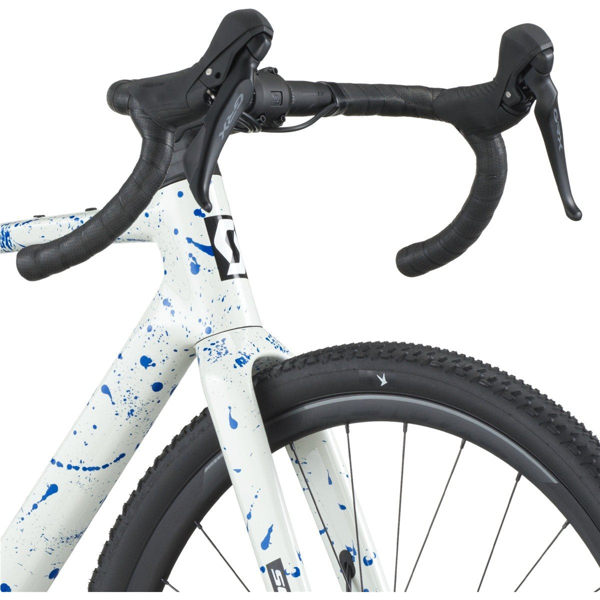 Gravelbike Scott Addict Gravel 30 White/Splatter Blue
