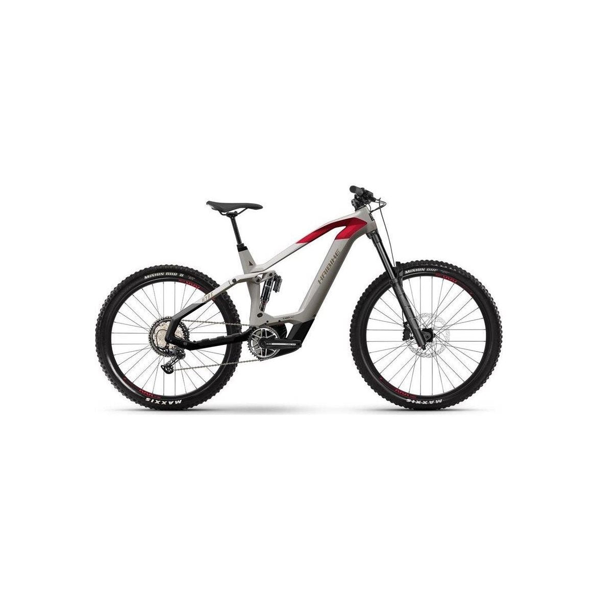 Haibike El MTB Hybe9 Grey/Red/Blk Matt&Gloss