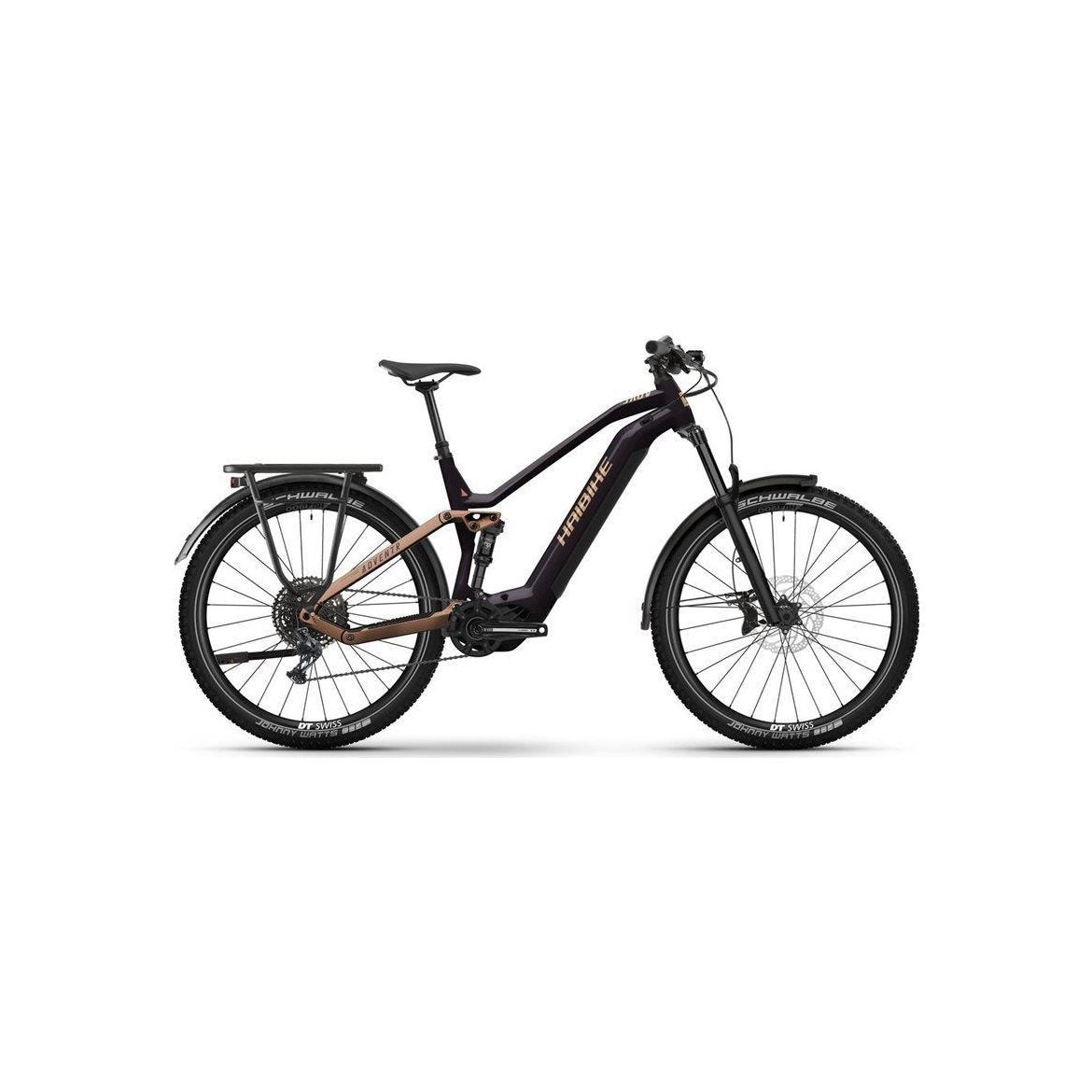 Haibike Elcykel hybrid Adventr SE Purple/Cognac Gloss