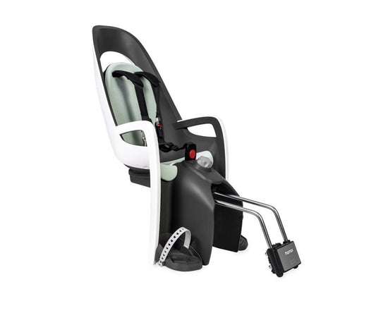 Hamax Cykelsits Caress Med Ramfäste Grey/White/Mint Padding