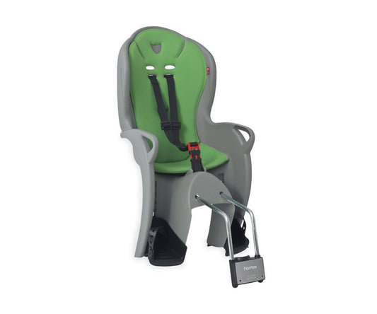 Hamax Cykelsits Kiss Med Ramfäste Medium Grey/Green Padding