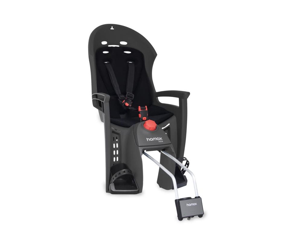 Hamax Cykelsits Siesta Med Ramfäste Grey/Black Padding