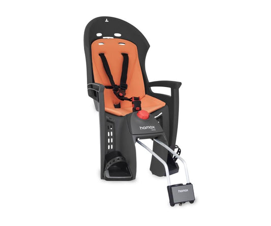 Hamax Cykelsits Siesta Med Ramfäste Grey/Orange Padding