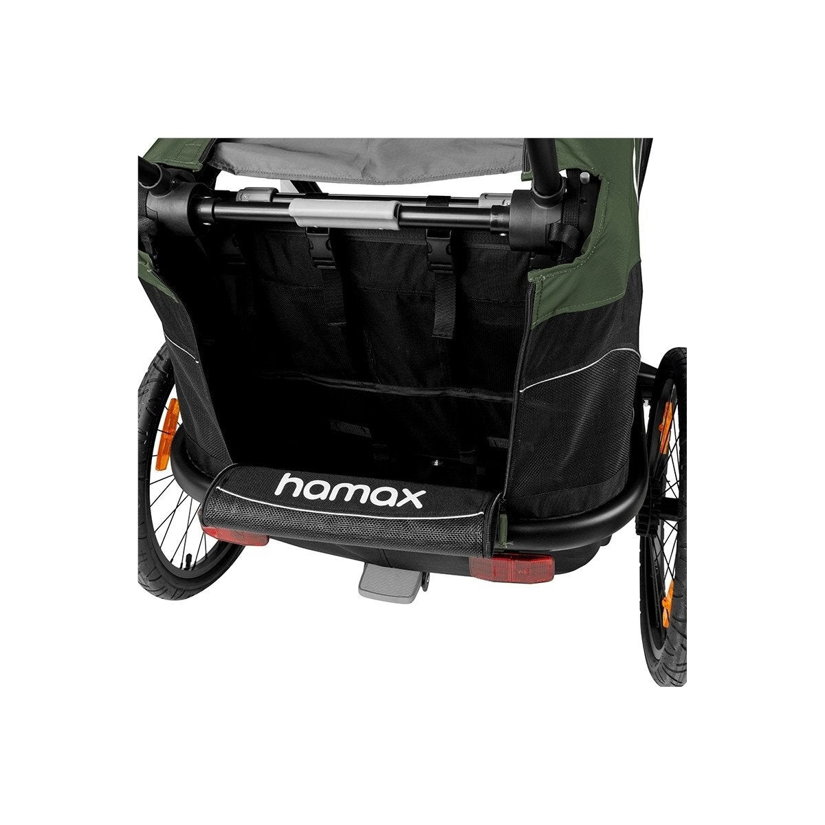 Hamax Cykelvagn Outback One 1 Barn Green/Black