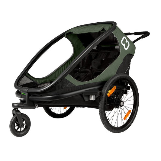 Hamax Cykelvagn Outback One 1 Barn Green/Black