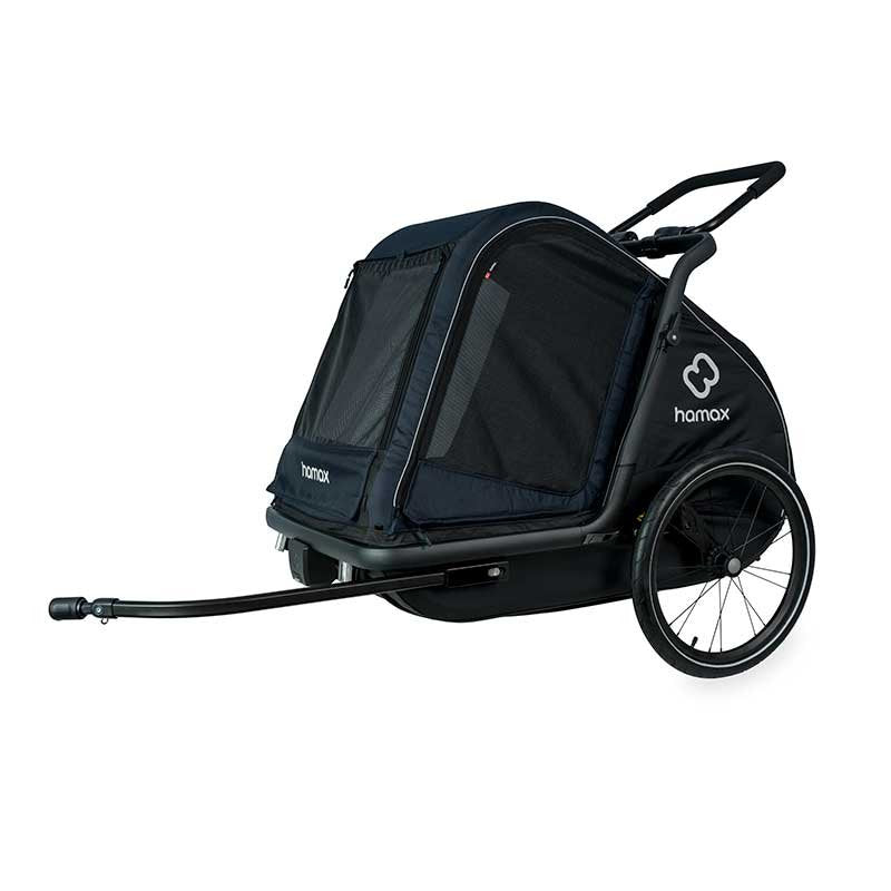 Cykelvagn För Hund Hamax Pluto L navy/black