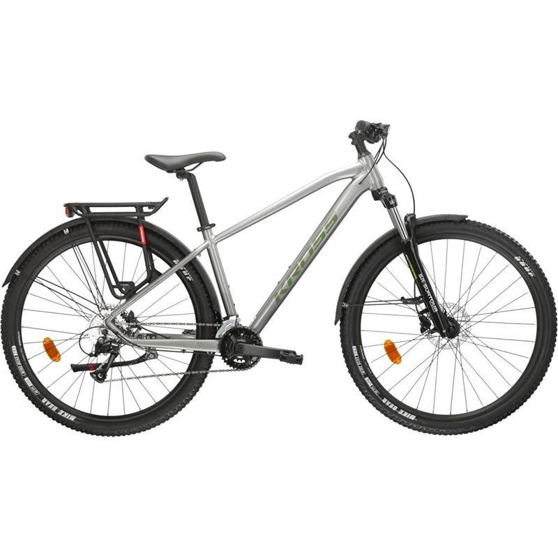 Hardtail MTB Kross Hexagon 4.0 EQ Silver/Green 2024