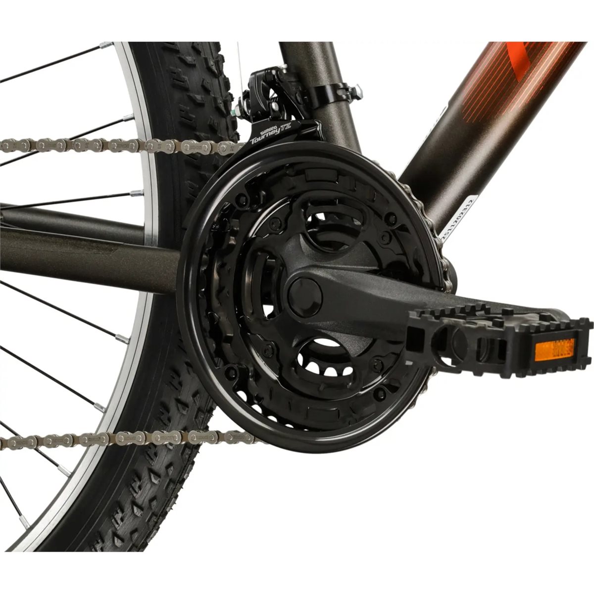 Hardtail MTB Kross Hexagon X100 Orange/Graphite