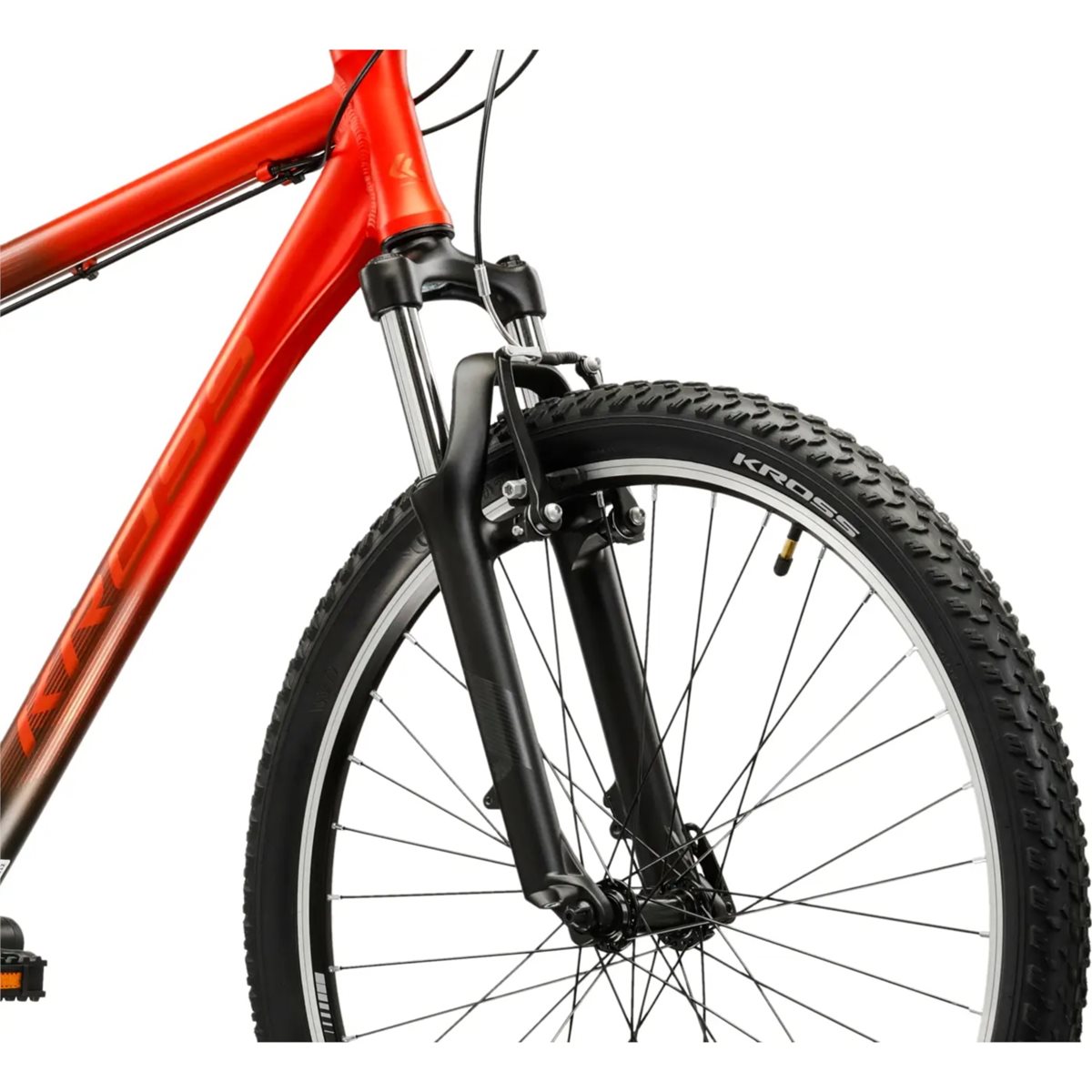 Hardtail MTB Kross Hexagon X100 Orange/Graphite