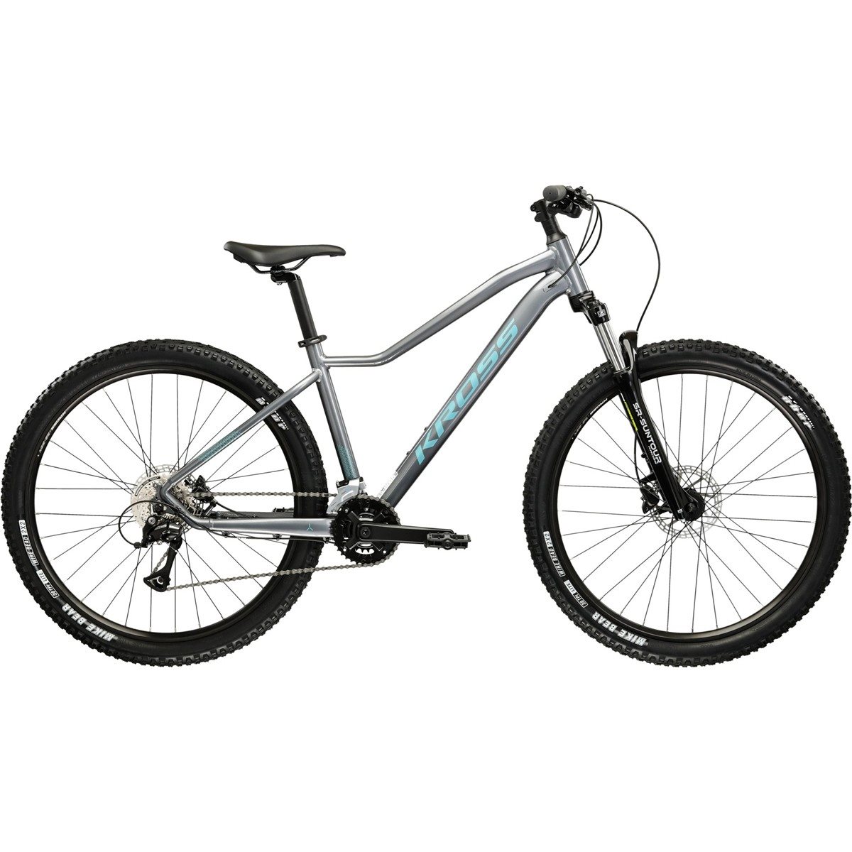 Hardtail MTB Kross Lea 4.0 Grey/Turquoise