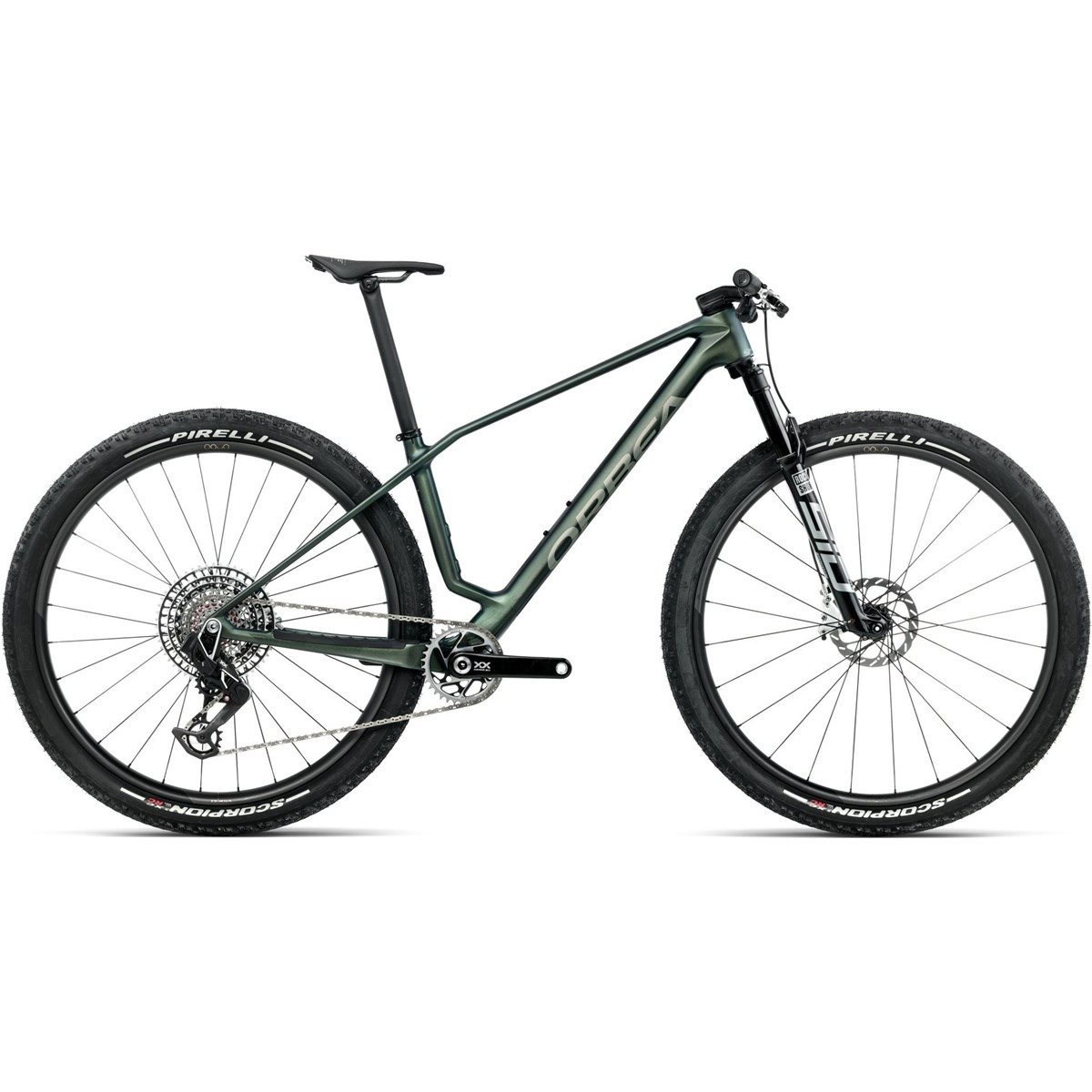 Hardtail MTB Orbea Alma M-LTD XX SL AXS Seaweed Carbon View