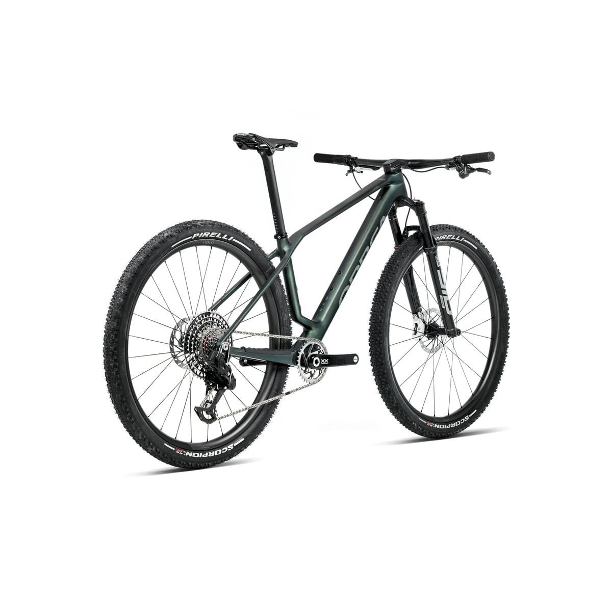 Hardtail MTB Orbea Alma M-LTD XX SL AXS Seaweed Carbon View