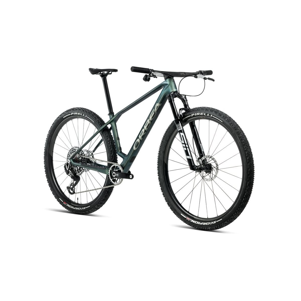 Hardtail MTB Orbea Alma M-LTD XX SL AXS Seaweed Carbon View