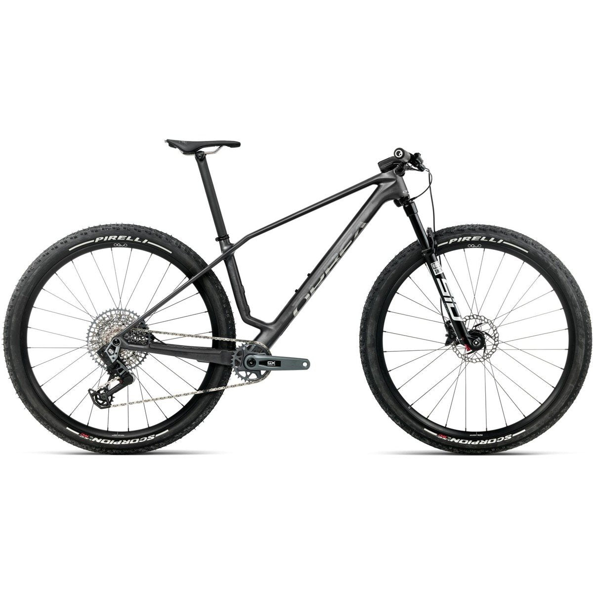 Hardtail MTB Orbea Alma M-Pro GX AXS Diamond Carbon View