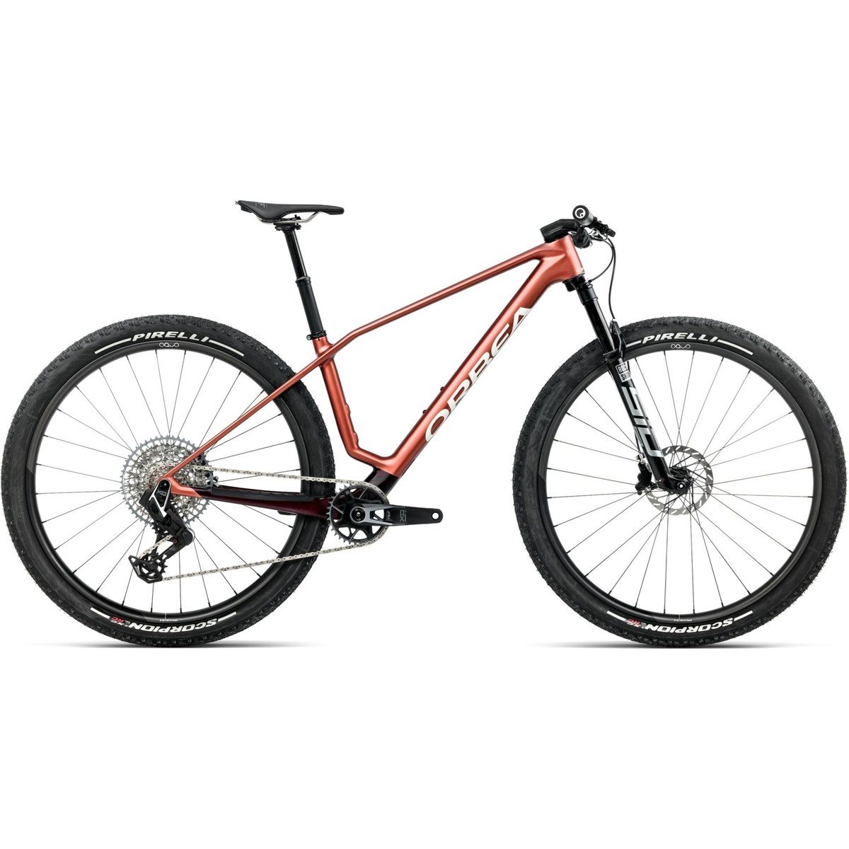 Hardtail MTB Orbea Alma M-Team X0 AXS Mars Red/Metallic Burgundy Red