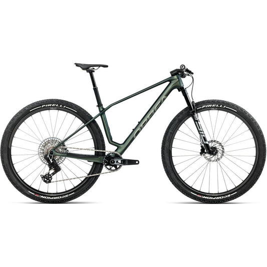 Hardtail MTB Orbea Alma M-Team X0 AXS Seaweed Carbon View