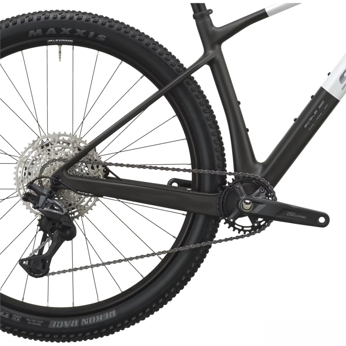Hardtail MTB Scott Scale 10 Pearl White/Carbon Black