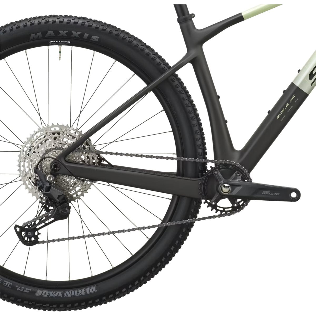 Hardtail MTB Scott Scale 20 Cream Green/Carbon Black