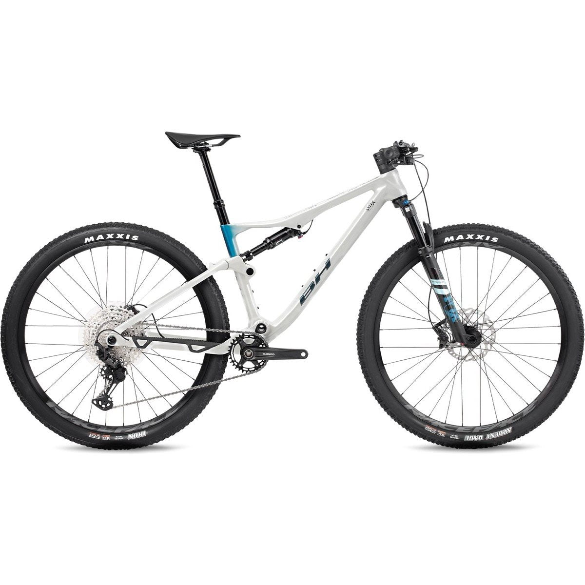 Heldämpad MTB BH Lynx Race 6.5 White/Ocean/Ocean