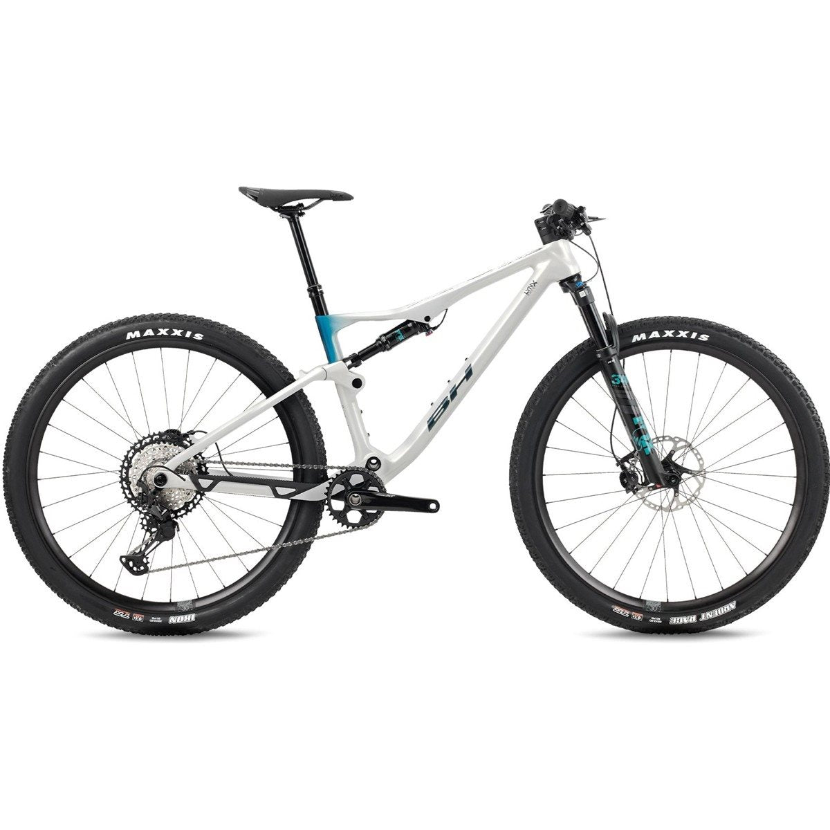 Heldämpad MTB BH Lynx Race 7.0 White/Ocean/Ocean