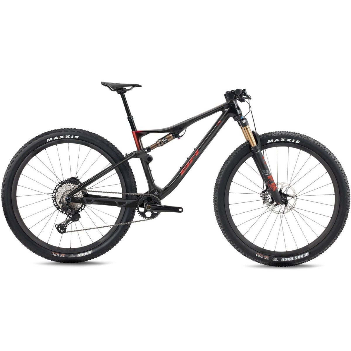 Heldämpad MTB BH Lynx Race 8.0 Black/Red/Red
