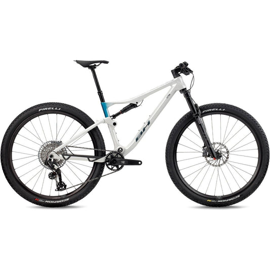Heldämpad MTB BH Lynx Race 8.5 White/Ocean/Ocean