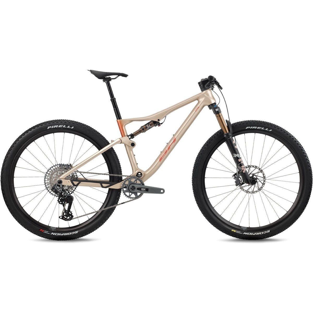 Heldämpad MTB BH Lynx Race 9.0 Copper/Oxyde/Oxyde