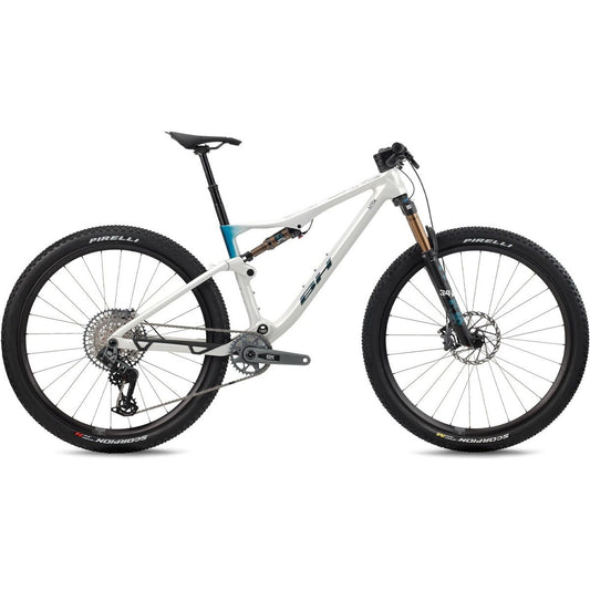 Heldämpad MTB BH Lynx Race 9.0 White/Ocean/Ocean