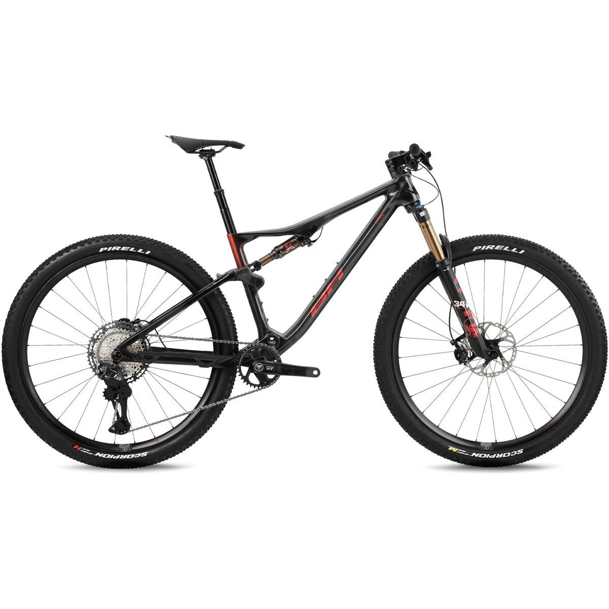 Heldämpad MTB BH Lynx Race 9.2 Black/Red/Red