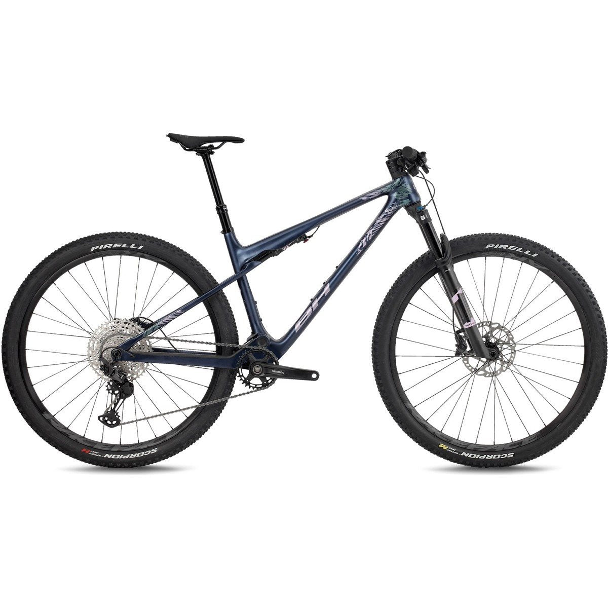 Heldämpad MTB BH Lynx SLS 6.0 Dark Blue/Stone/Pink