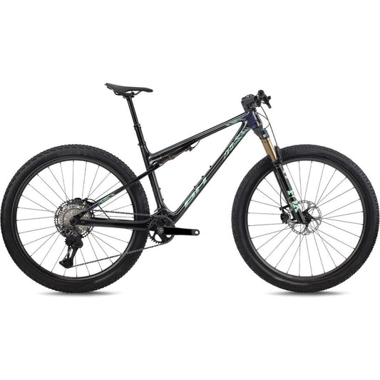 Heldämpad MTB BH Lynx SLS 7.5 Carbon/Light Green/Silver Blue